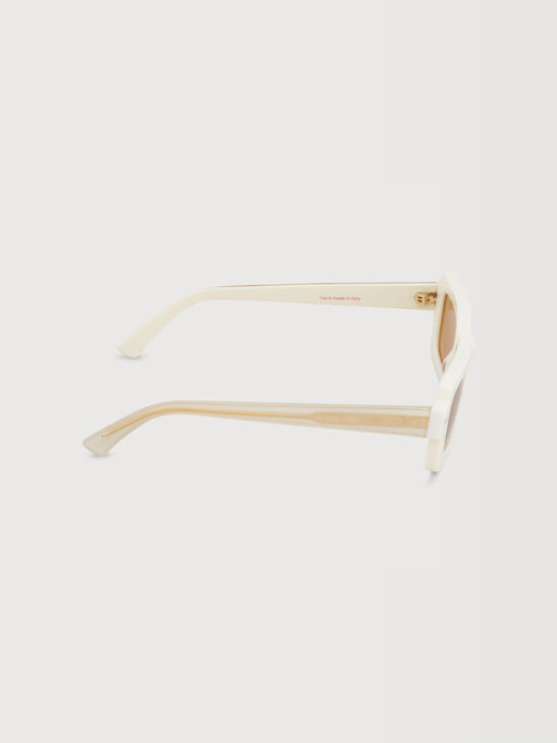 White acetate LAKE VOSTOK sunglasses - Optical