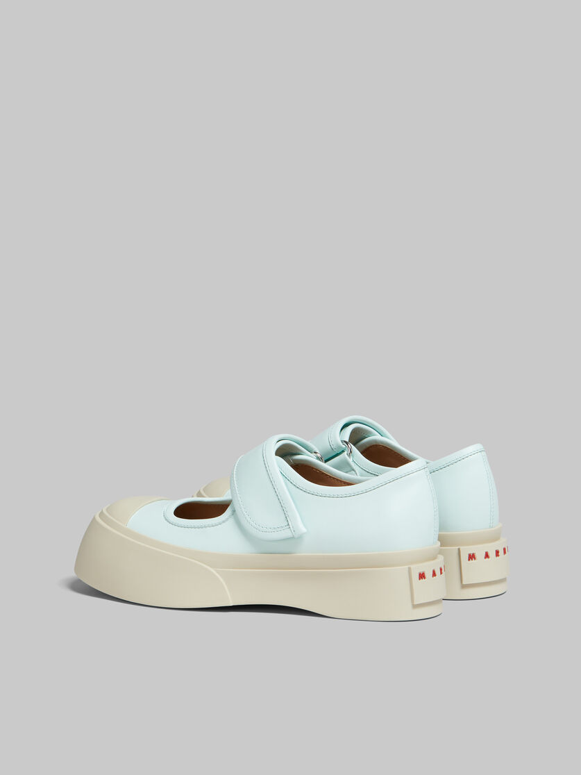 Light blue nappa leather Mary Jane sneaker - Sneakers - Image 3