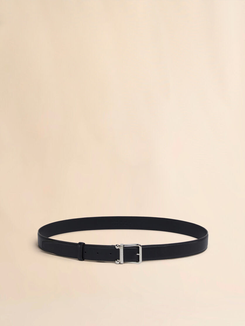 Black leather Trunkaroo belt - Belts - Image 1