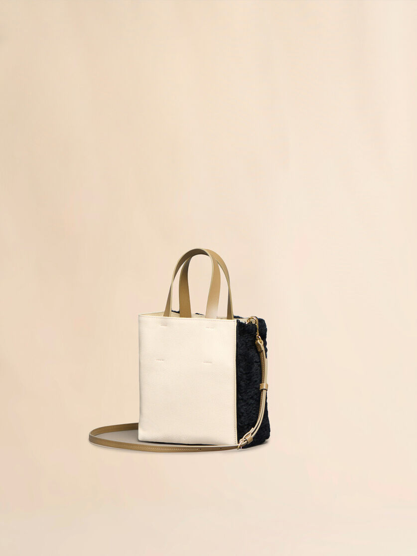 ブラック  SHEARLING MENDING MUSEO MINI - ショッピングバッグ - Image 2