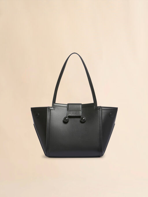 Black leather Mini Riviera Bag - Handbag