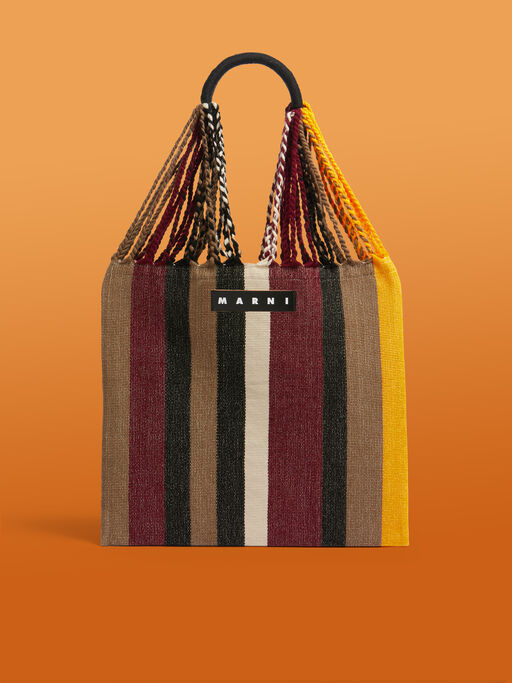 イエロー(ベイクドケーキ)  MARNI MARKET HAMMOCK BAG - ハンドバッグ