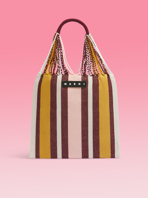 マルーン MARNI MARKET HAMMOCK BAG - ハンドバッグ