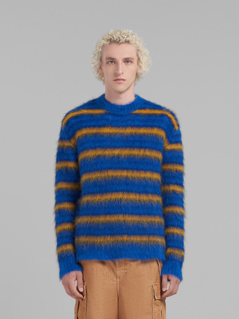 Blue striped mohair jumper - Pullovers - Image 2