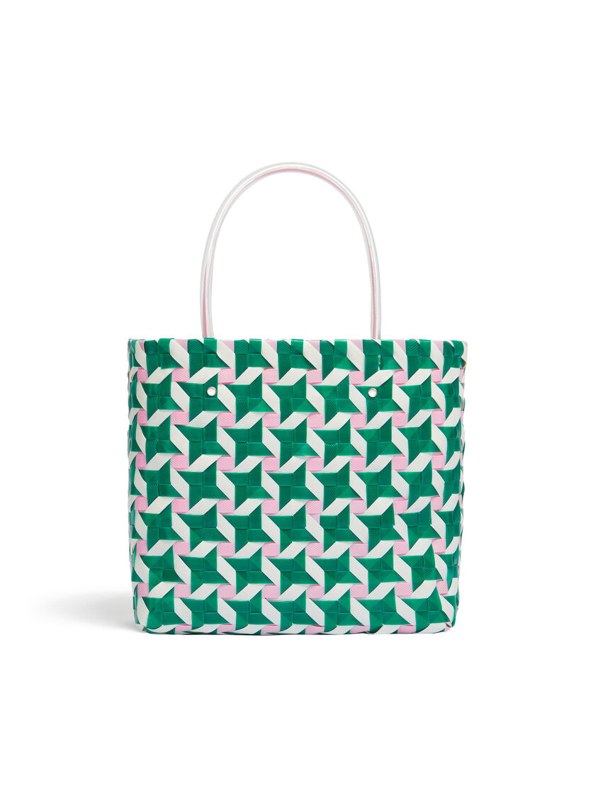 Pink star MARNI MARKET MEDIUM BASKET Bag - Shopping Bags - Image 3