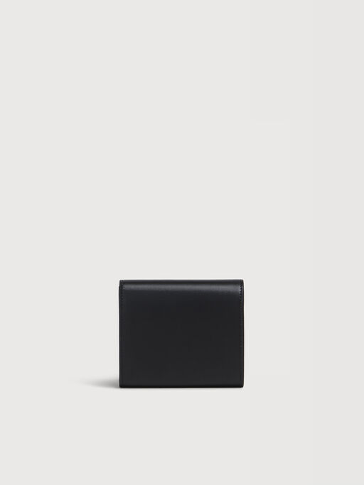 Black leather Envelope trifold wallet - Wallets