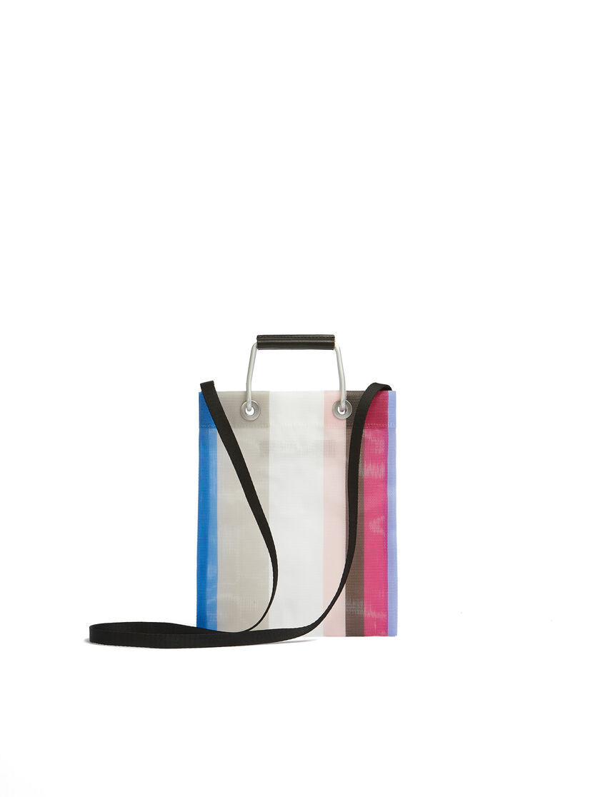 グリーンブルー(ターコイズ) MARNI MARKET STRIPE MINI SHOULDER BAG - ハンドバッグ - Image 3