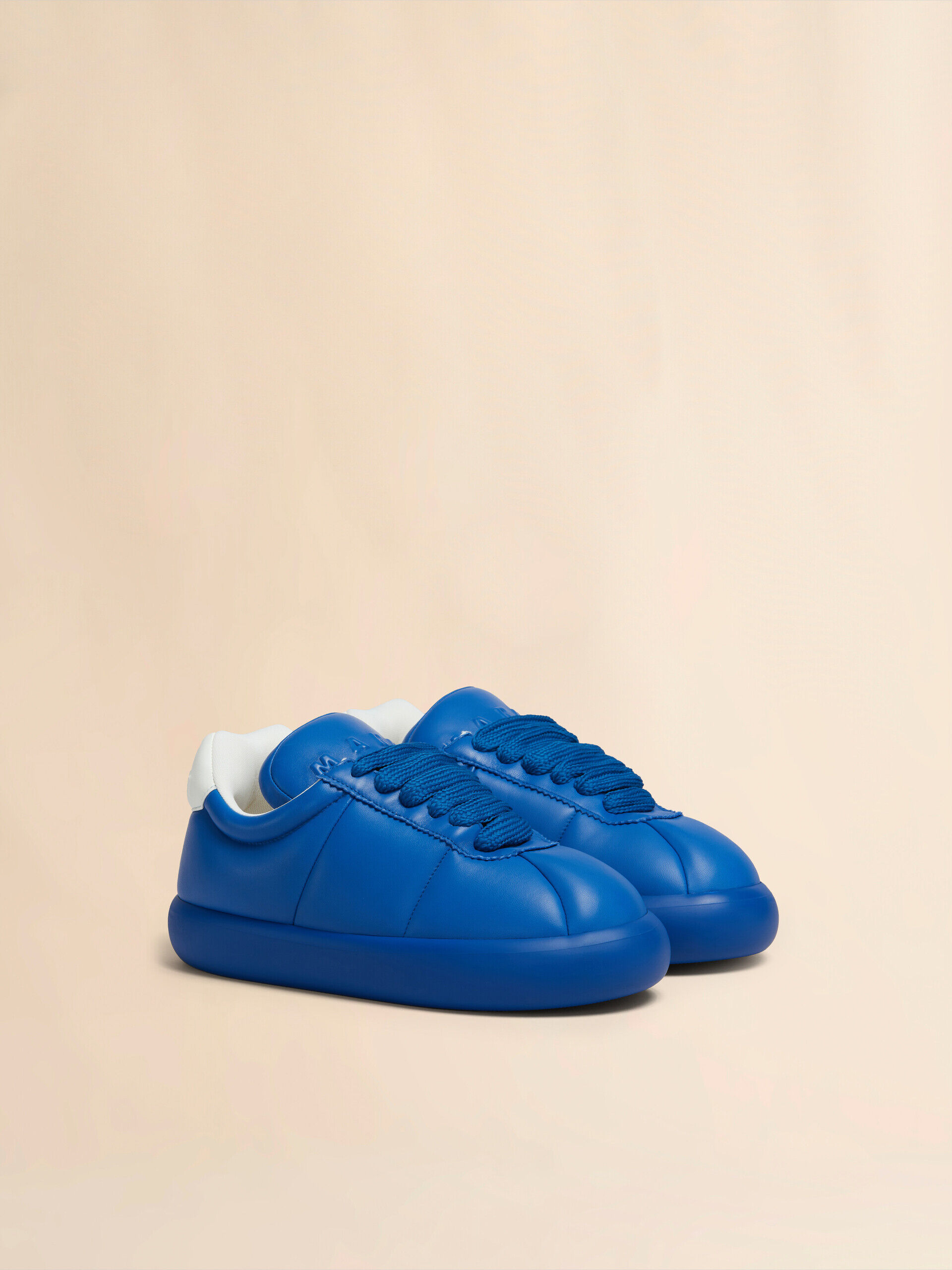 スニーカー MARNI Dot print leather low top sneakers Blue leather BigFoot 2.0 sneaker | Marni