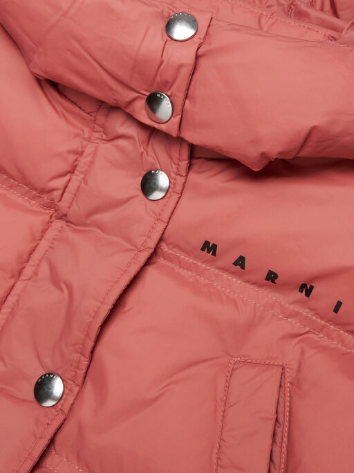 Cropped hooded padded jacket - Jackets