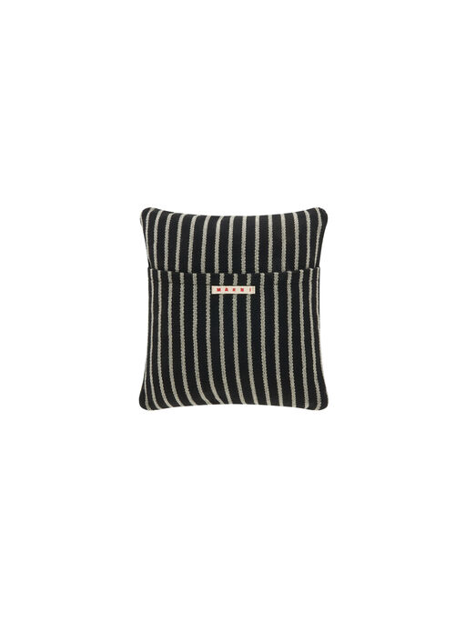 ペールグリーン MARNI MARKET スクエアパターン クッションカバー - ファニチャー
