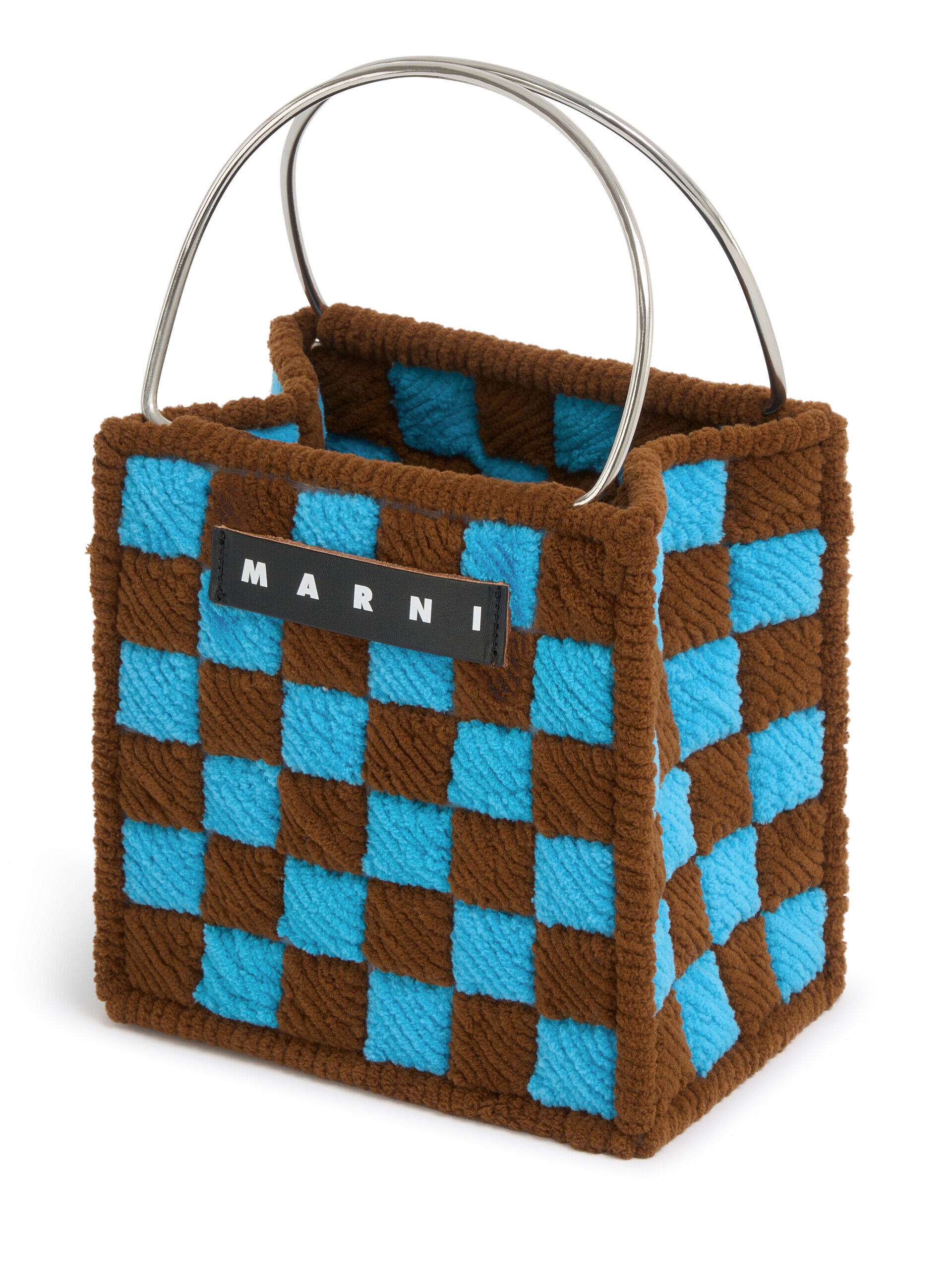 ブルー ブラウン MARNI MARKET チェッカーボード Otherバッグ | Marni
