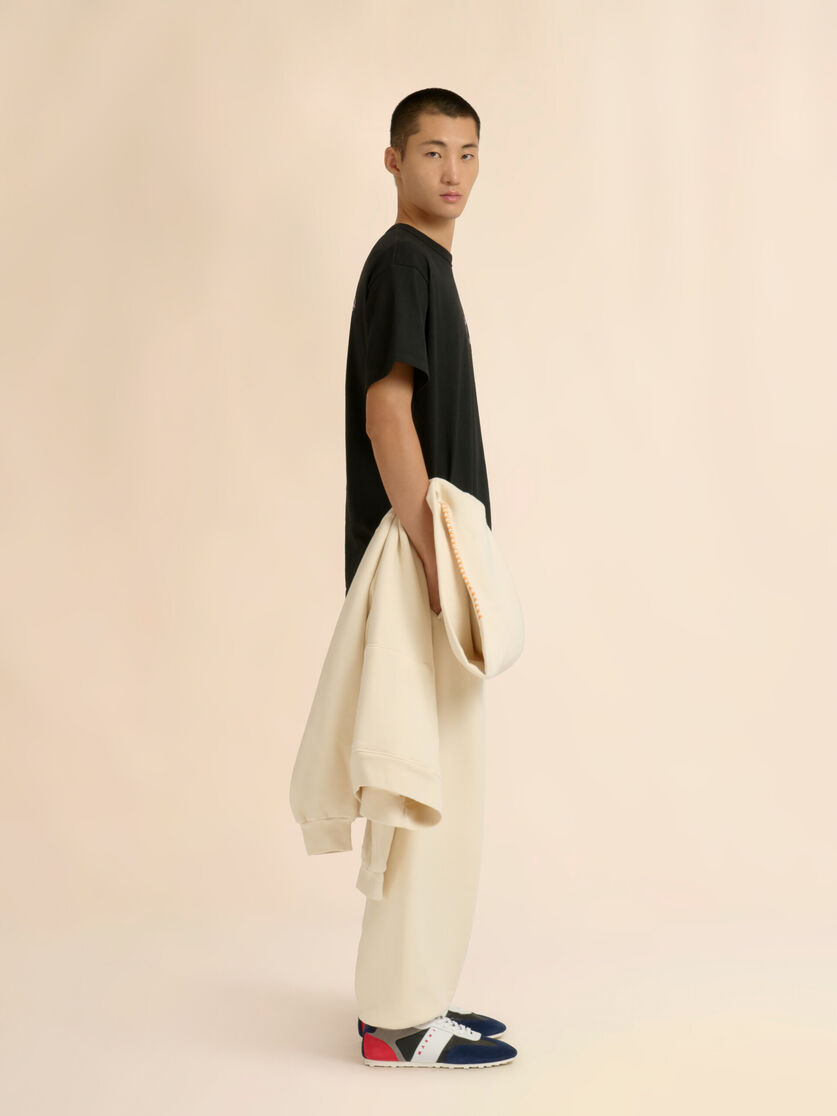 Marni + Madhappy black cotton T-shirt with animal print - Shirts - Image 6