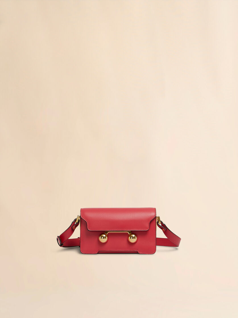 Borsa a spalla Trunkaroo Mini in pelle blu - Borse a spalla - Image 1