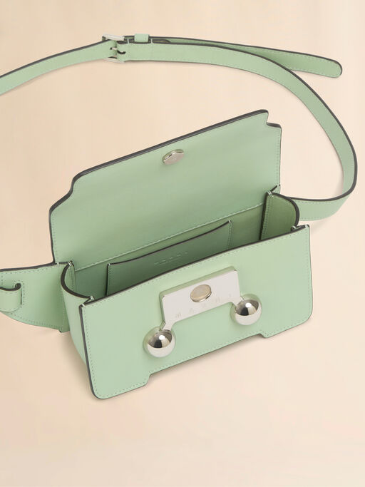 Light green leather Trunkaroo crossbody bag - Belt Bags