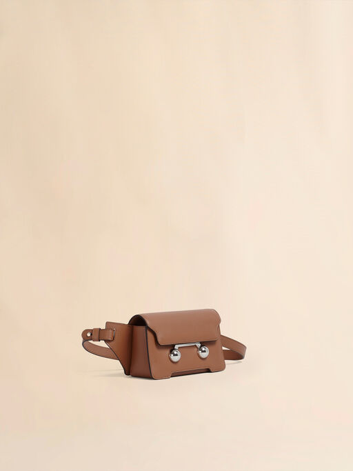 Brown leather Trunkaroo crossbody bag - Belt Bags