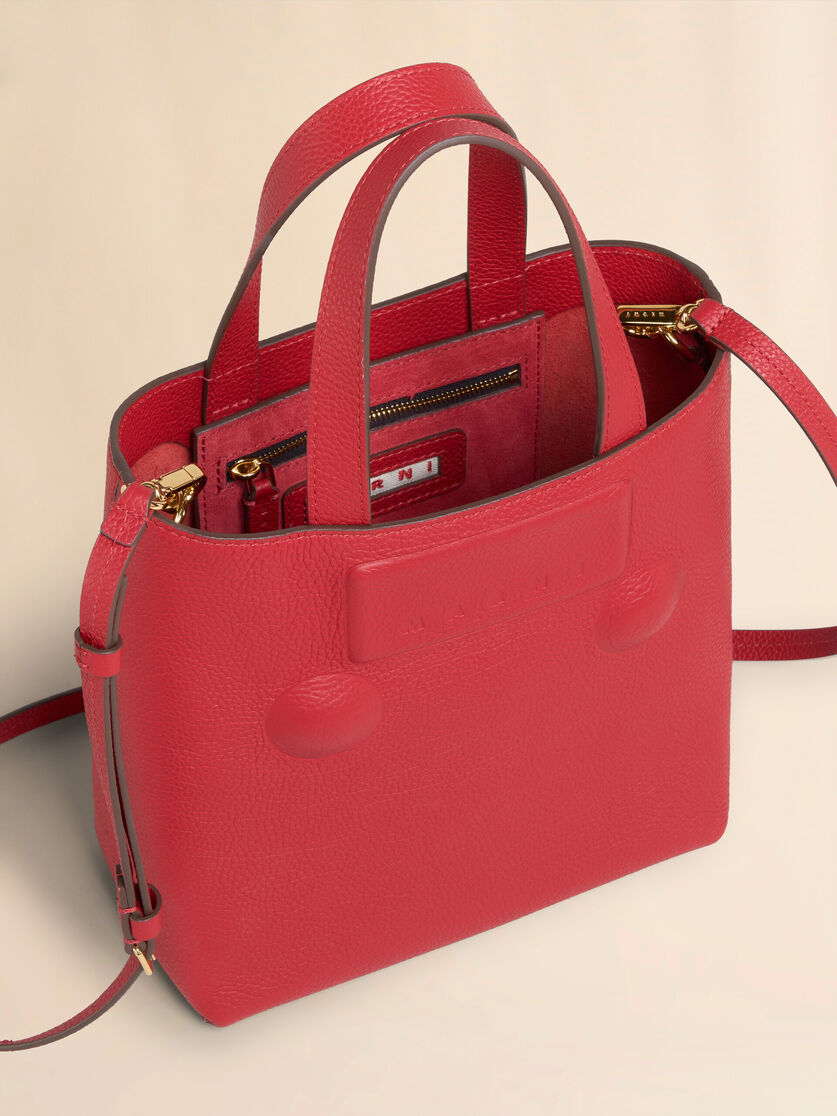 Kleine Tasche Trunkaroo Embossed aus grauem Leder - Shopper - Image 3