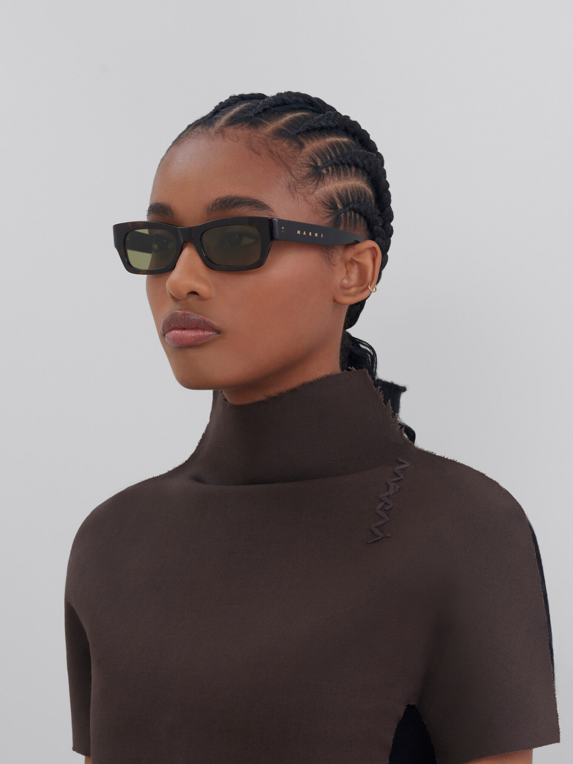 MARNI Haicli サングラス Havana Haicli sunglasses | Marni