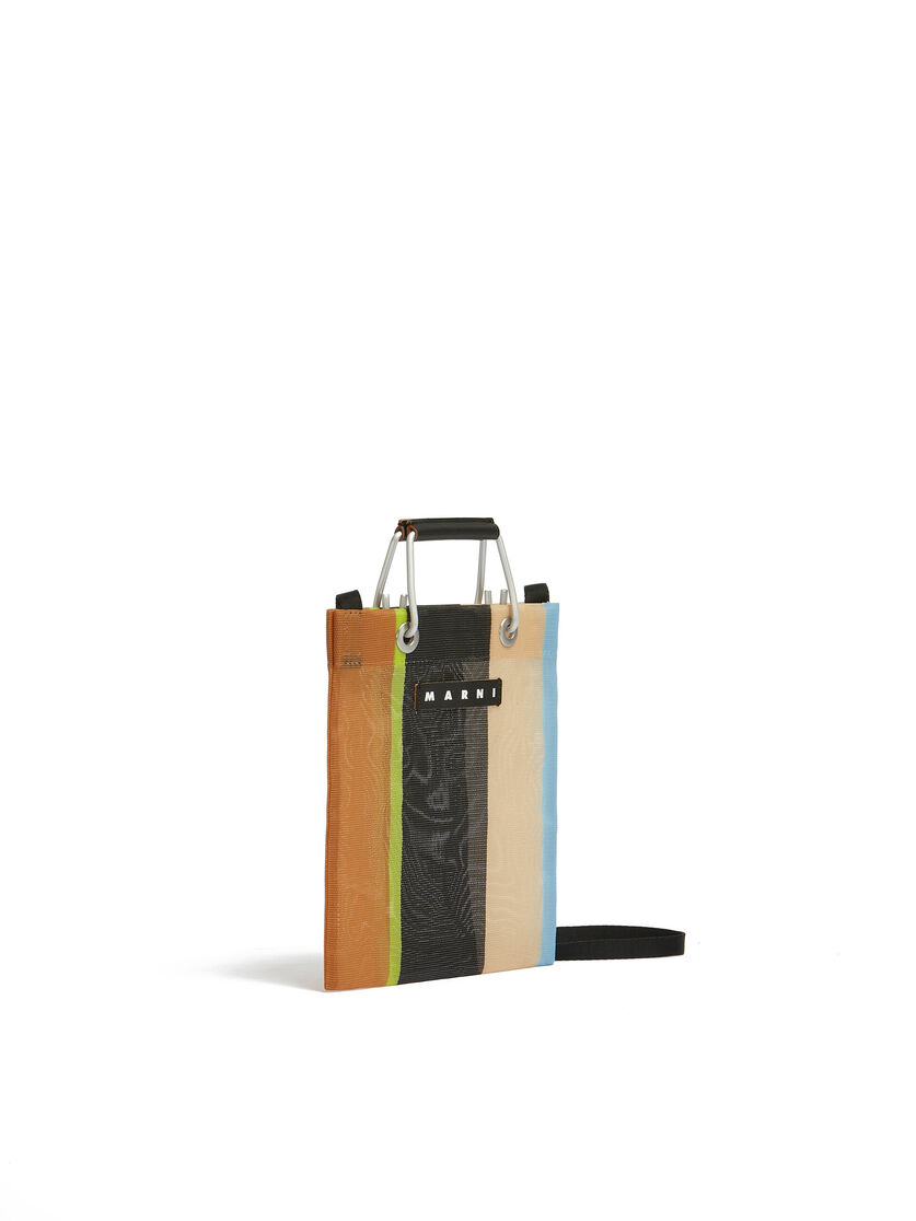 グリーンブルー(ターコイズ) MARNI MARKET STRIPE MINI SHOULDER BAG - ハンドバッグ - Image 2