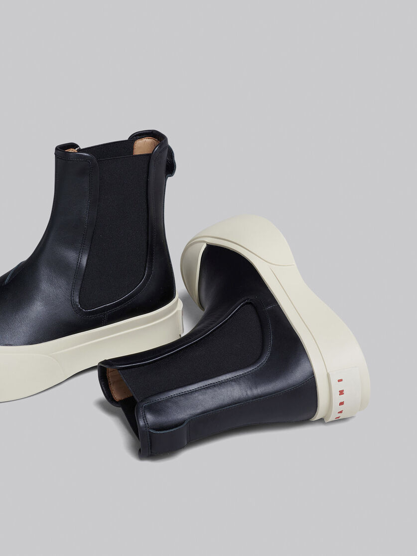 Black nappa leather PABLO Chelsea boot - Boots - Image 4