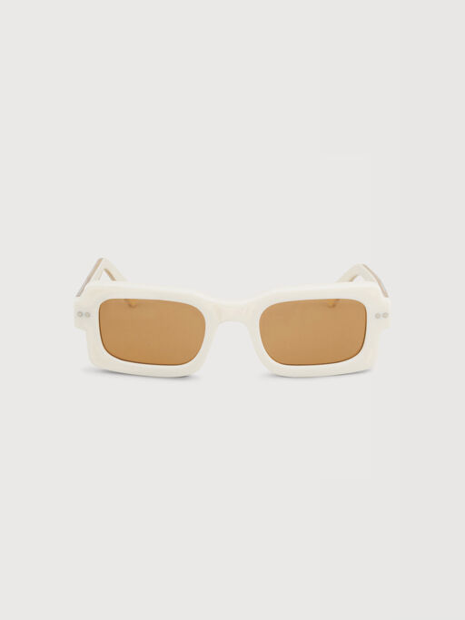 Gafas de sol LAKE VOSTOK de acetato blanco - &oacute;ptica