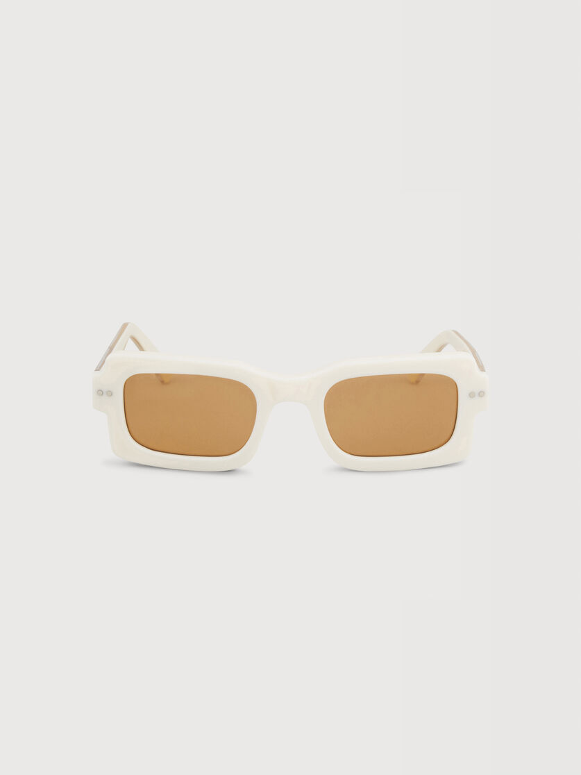 White acetate LAKE VOSTOK sunglasses, Image 1