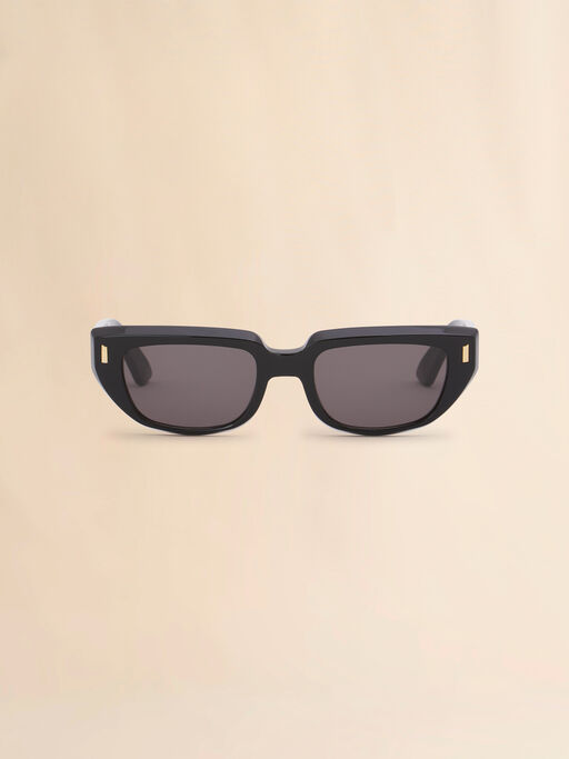 Black acetate Etezea sunglasses - Optical