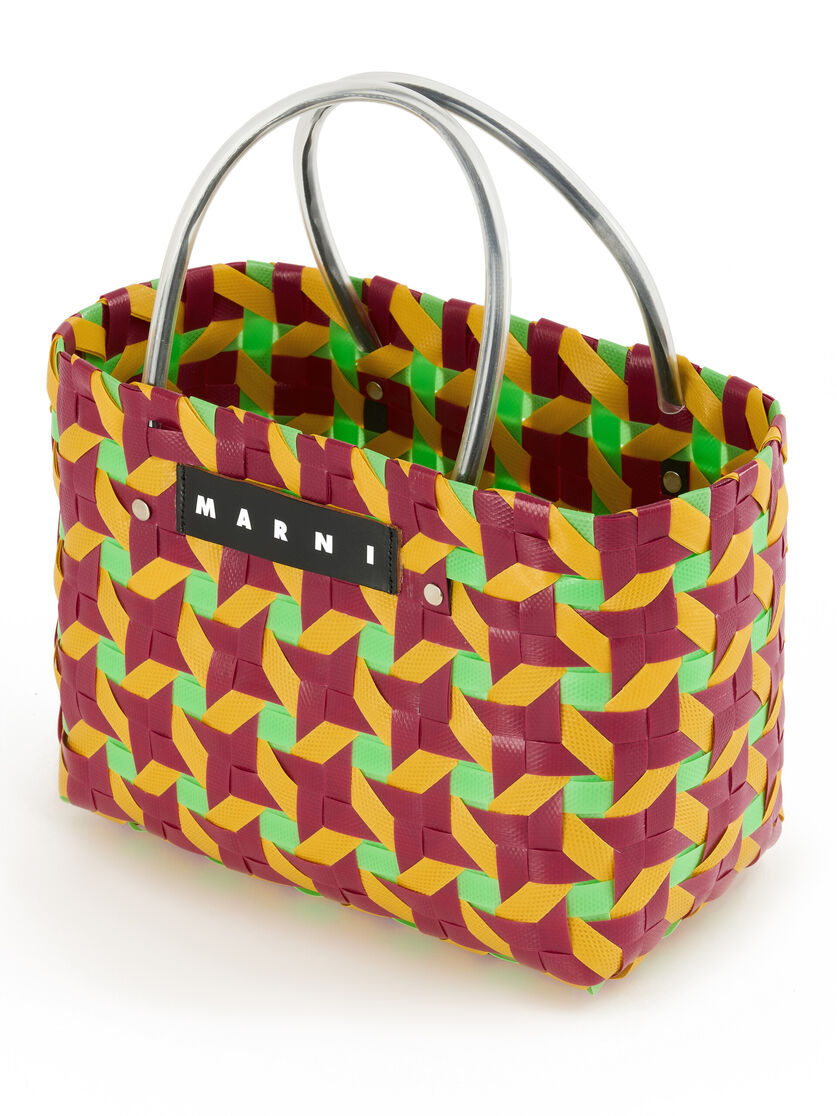 ピンク スター MARNI MARKET ミニバスケットバッグ - ショッピングバッグ - Image 4
