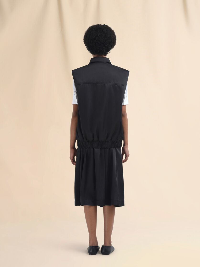 Taffeta bomber vest with Marni Symbol - Waistcoats - Image 3