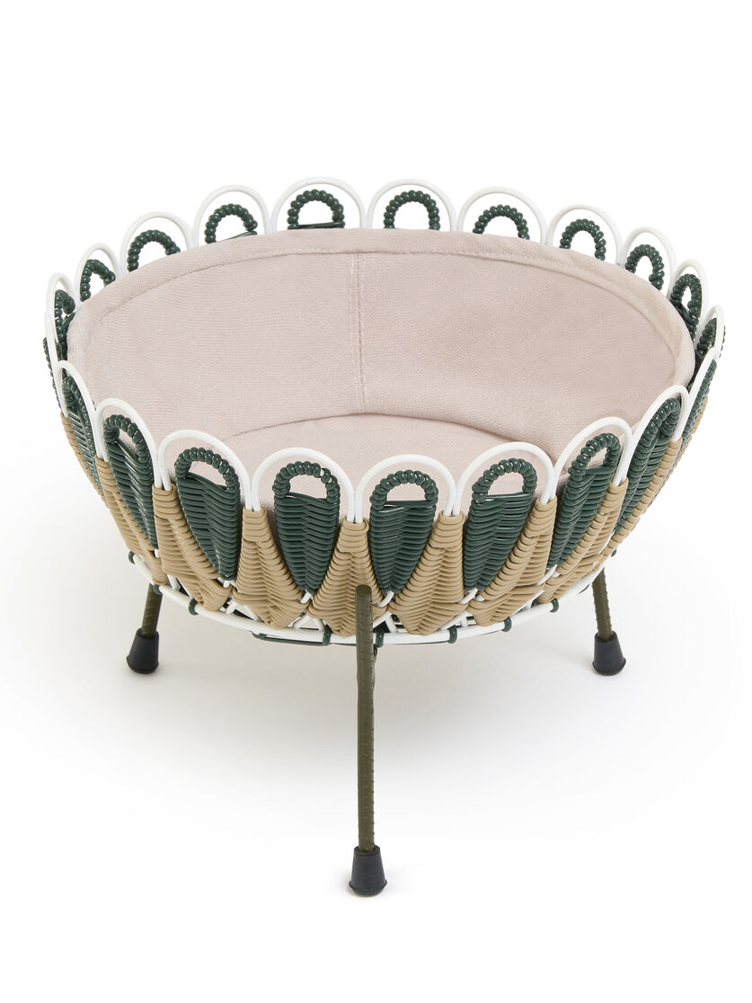 グリーン ベージュ Marni Market スカロップ ブレッドバスケット, Image 3