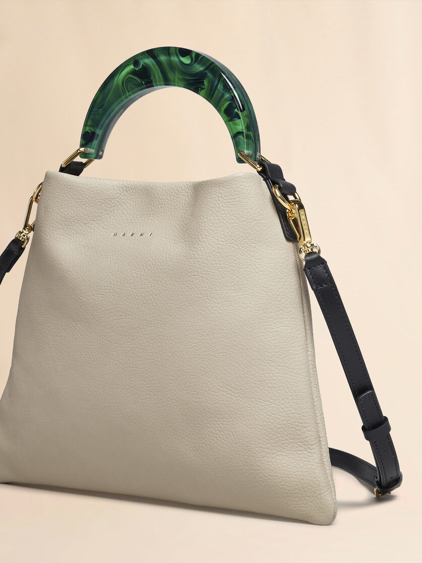 Venice Small Bag in black leather - Shoulder Bags - Image 5