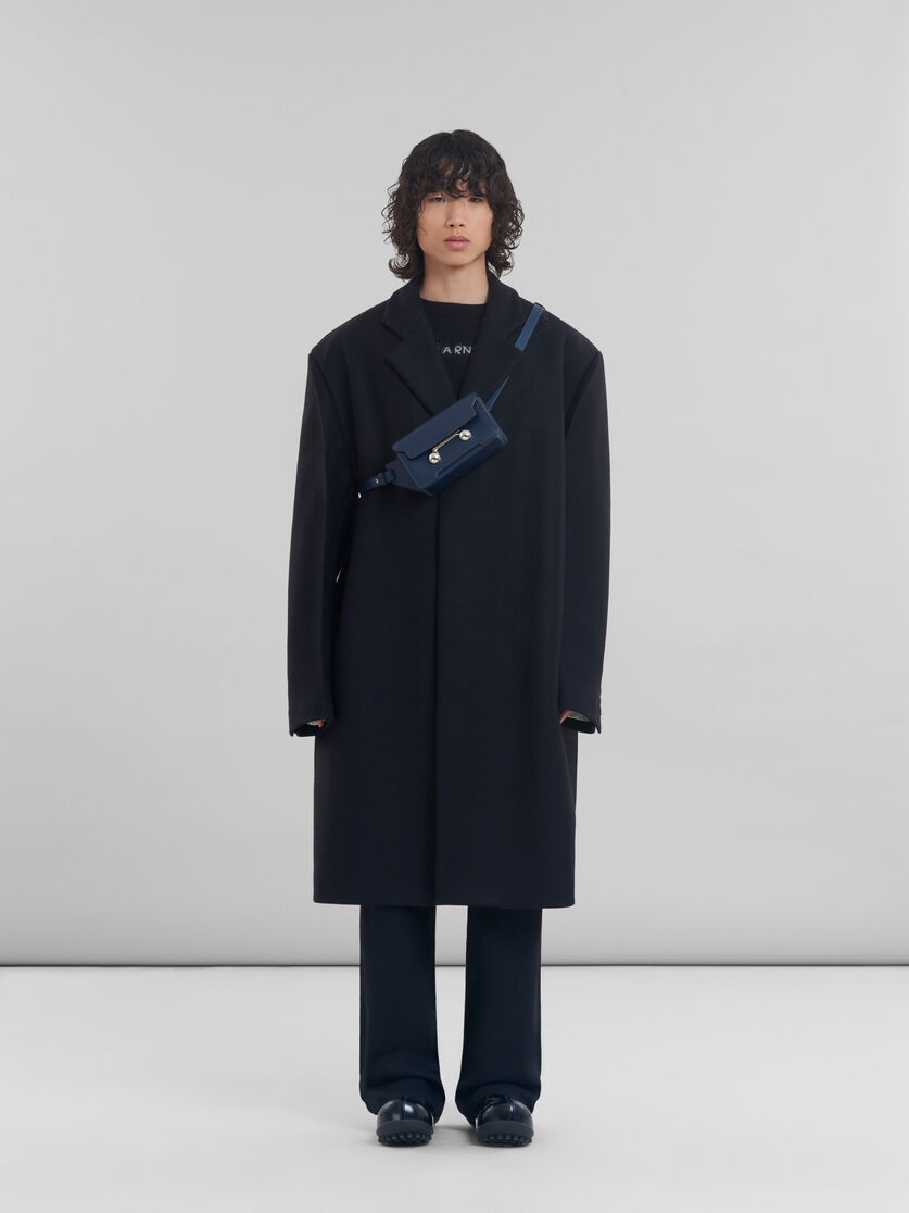 ディープブルー レザー製 Trunkaroo クロスボディバッグ | Marni