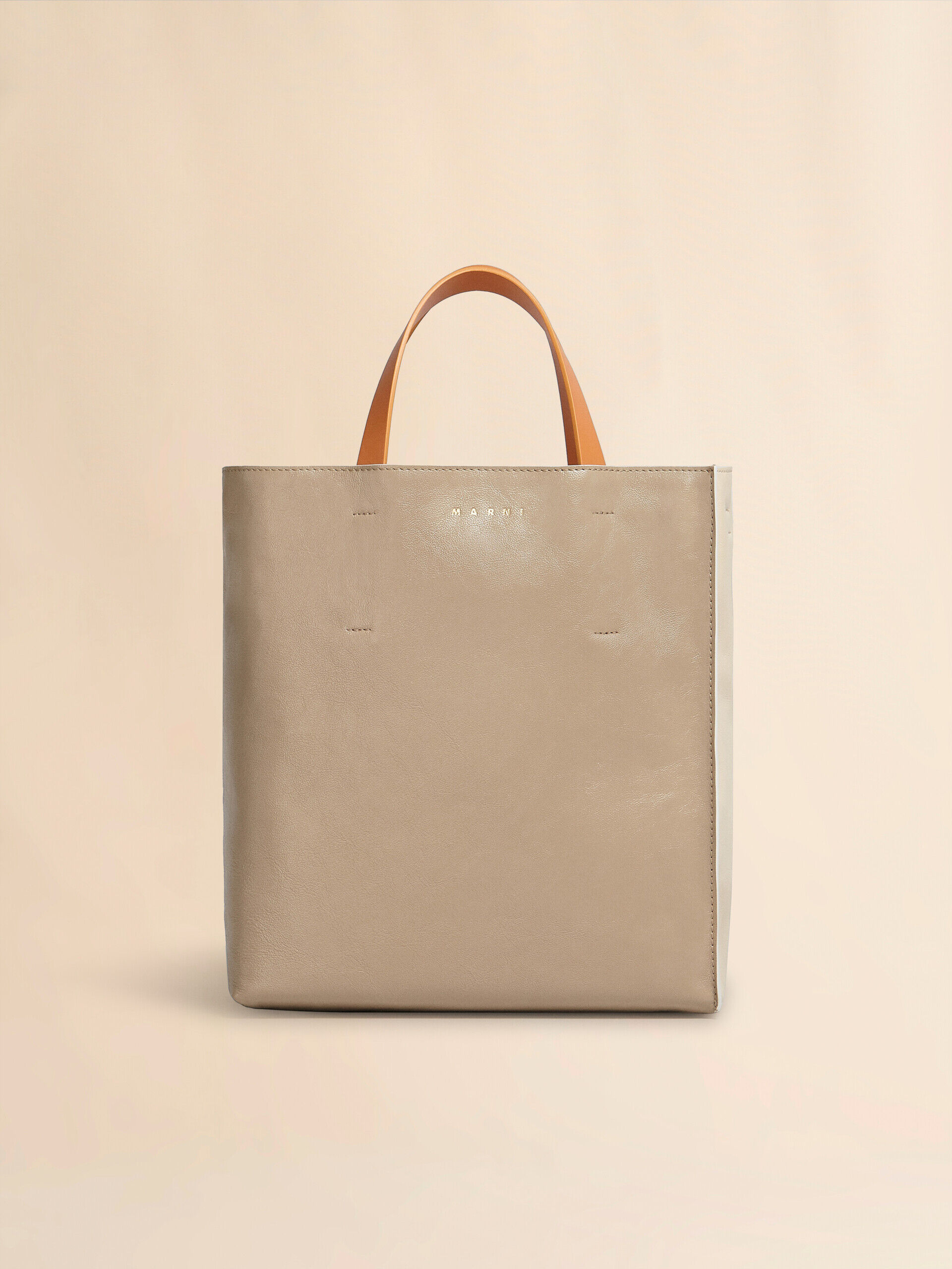 MARNI 編み込みトートバッグ グリーン グリーン ラフィアエフェクトスモールトートバッグ | Marni