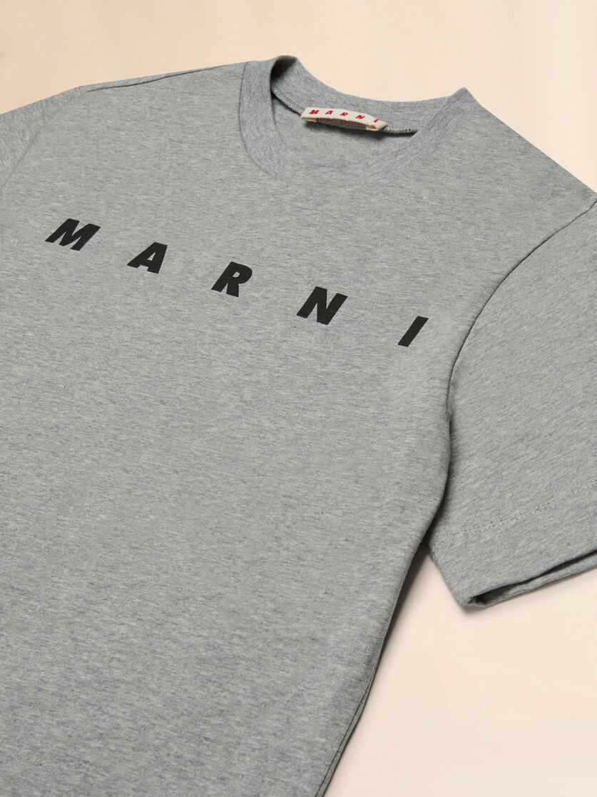 ロゴ入りコットンTシャツ オフホワイト - Tシャツ - Image 3