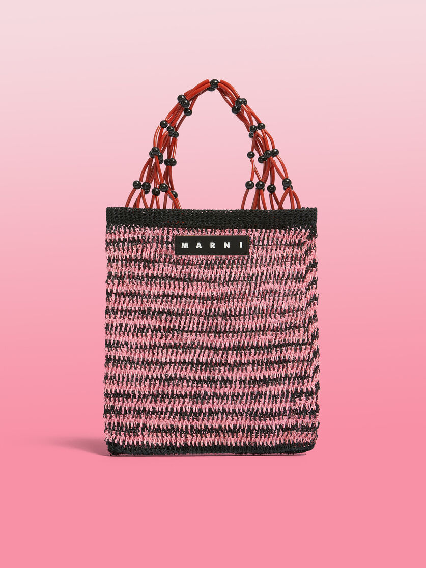 ピンク MARNI MARKET FIQUE ナチュラルファイバー ネットショッパー - ショッピングバッグ - Image 1