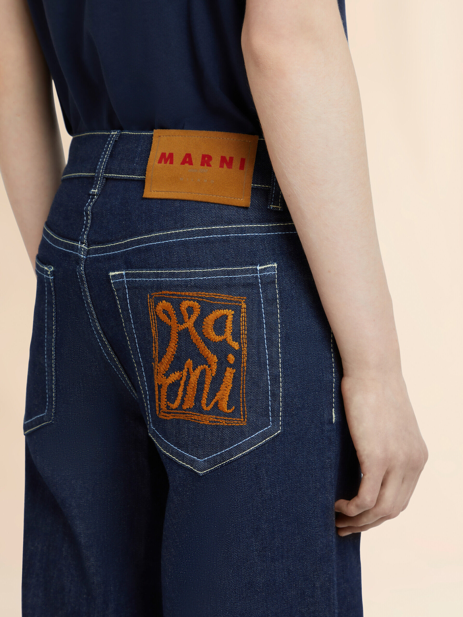 MARNI ワイドレッグデニム ブラック　40 24ss MARNI wide leg denim ワイドレッグデニム サイズ40 グレー