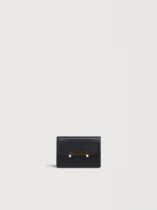 Black leather Envelope card holder - Wallets
