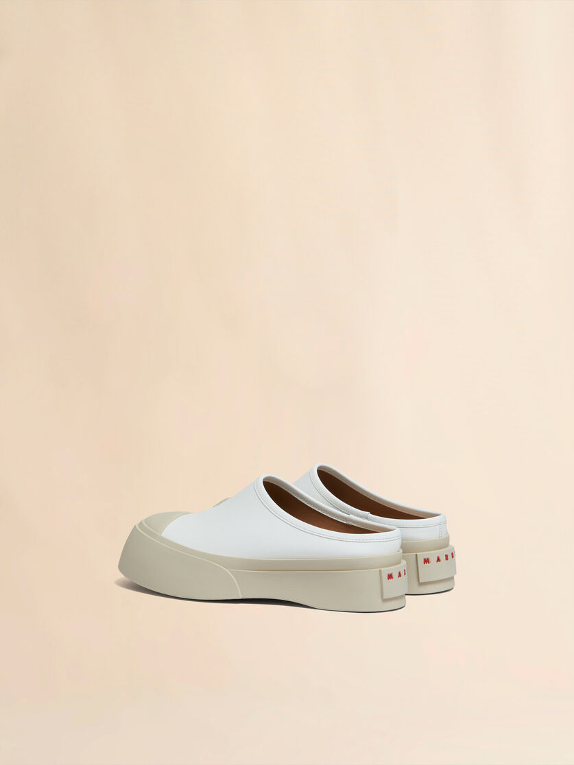 Grey leather Pablo sabot - Sneakers - Image 3