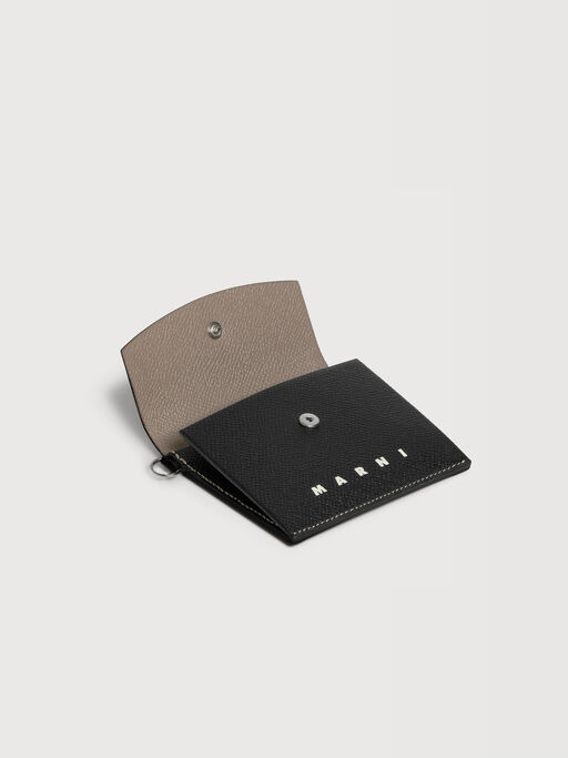ブラック ミニウォレット - 財布