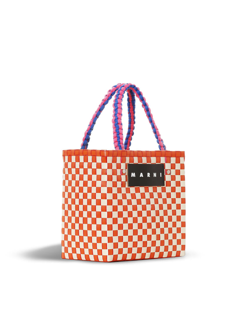オレンジ MARNI MARKET JERSEY HANDLE MINI BASKET | Marni 