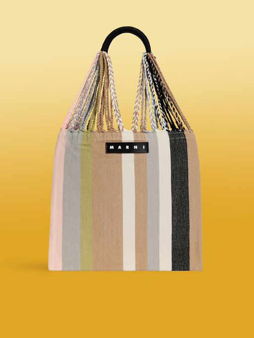キャラメル MARNI MARKET HAMMOCK BAG - ハンドバッグ