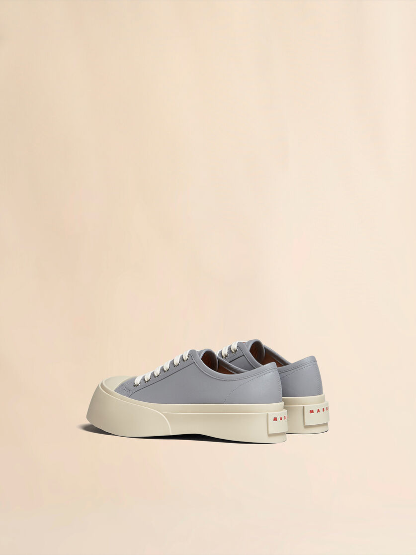 Light blue nappa leather Pablo lace-up sneaker - Sneakers - Image 3