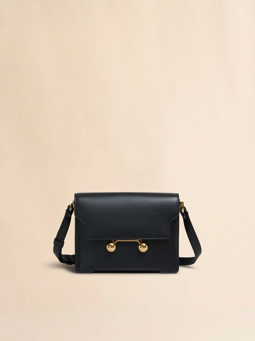 Blue leather Trunkaroo medium shoulder bag - Shoulder Bags - Image 1