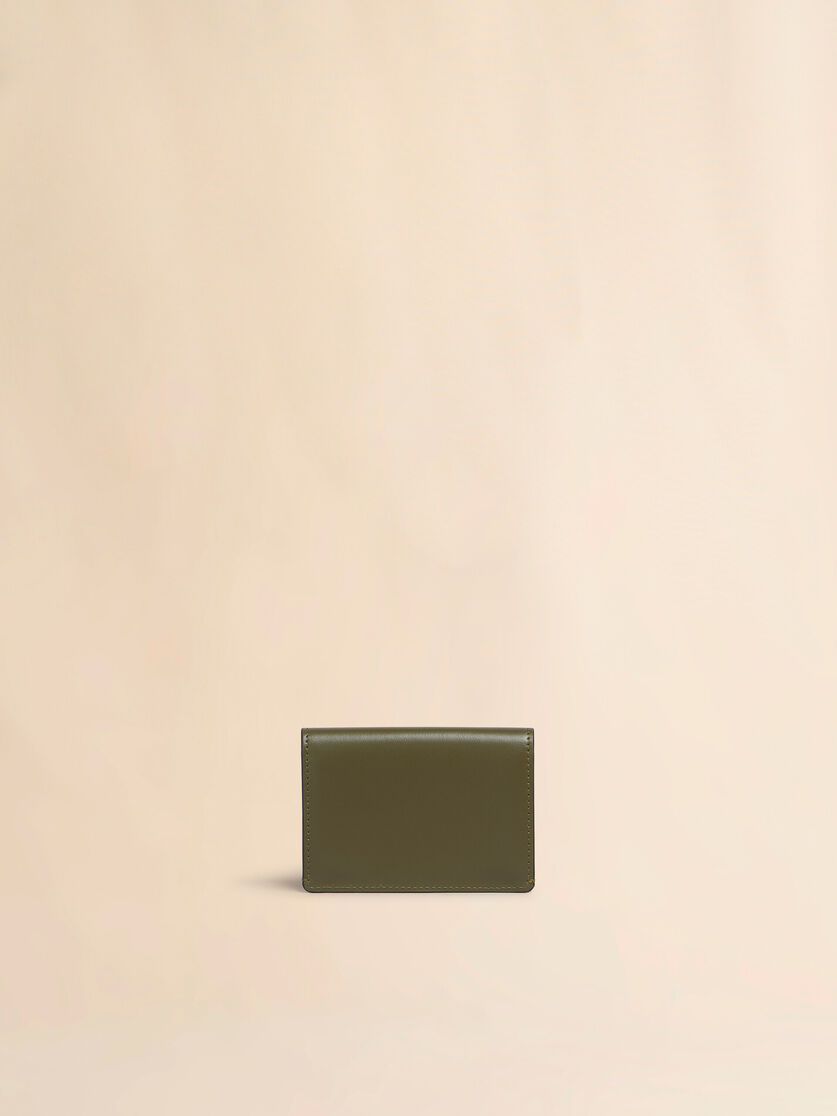 ブラウン レザー製 Envelope カードホルダー - 財布 - Image 3