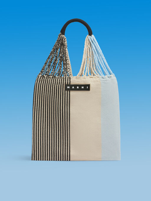 アクアマリン MARNI MARKET HAMMOCK BAG - ハンドバッグ