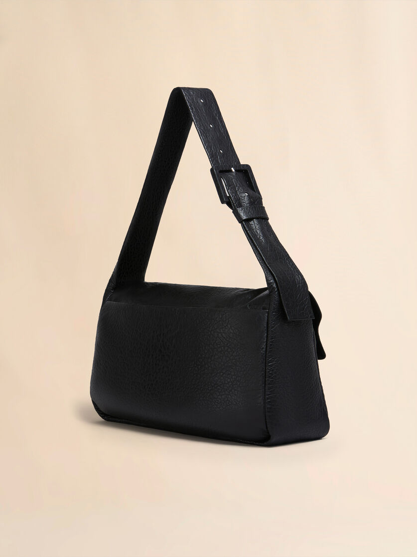 Borsa a spalla Trunkaroo Soft extra large in nappa nera - Borse a spalla - Image 2