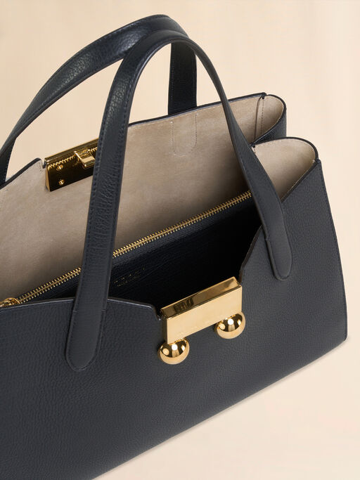 Black leather Trunkaroo Tote handBag - Handbags