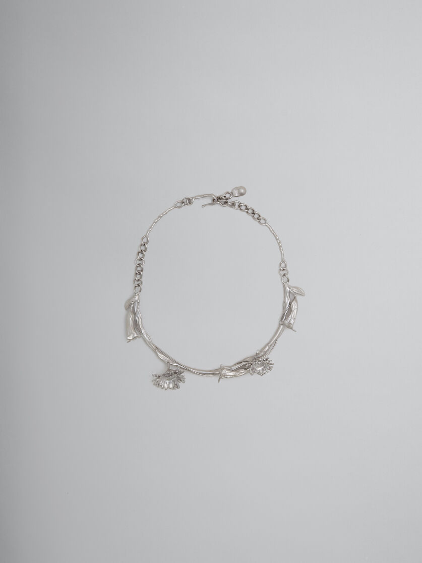 Halskette aus Metall mit Zimmercallas - Halsketten - Image 1