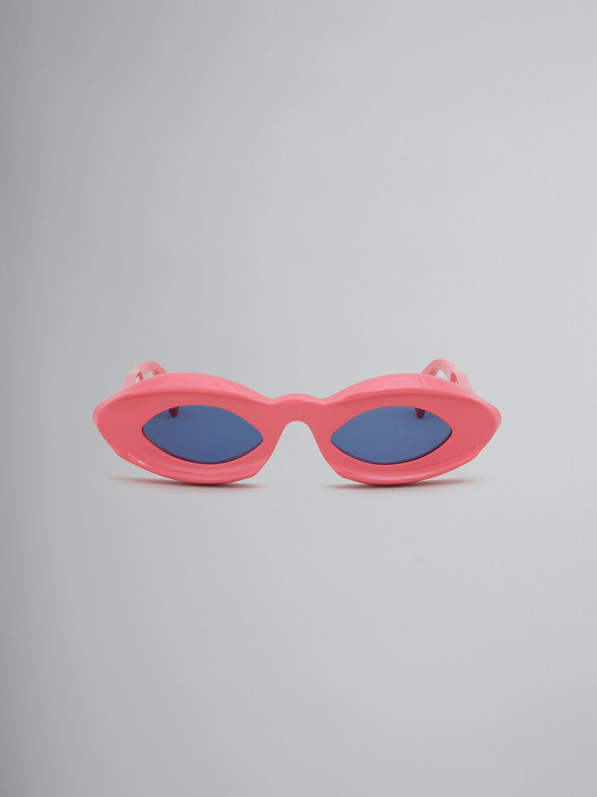 Sonnenbrille Dark Doodad in Rosa | Marni