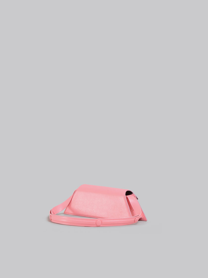 Mini Trunkoise bag in smooth light blue leather - Shoulder Bag - Image 2