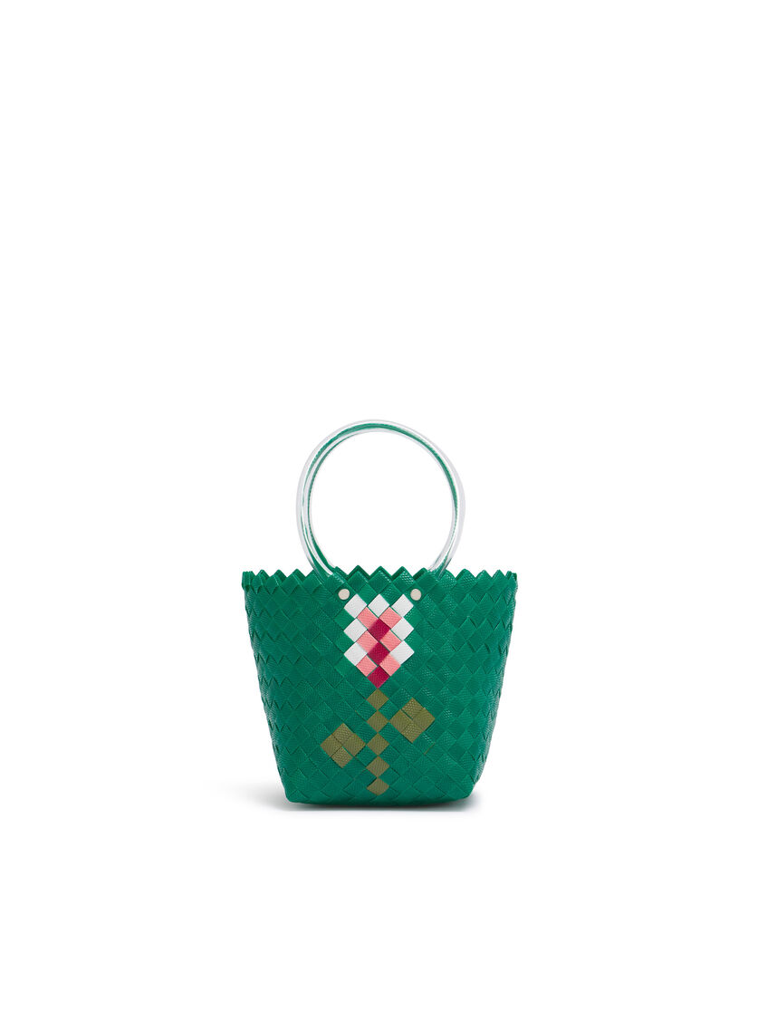 イリスブルー MARNI MARKET TAHA FLOWERS BAG - ショッピングバッグ - Image 3